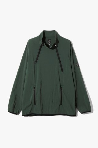 South2West8 / Packable Pullover Jacket - Nylon Typewriter - green