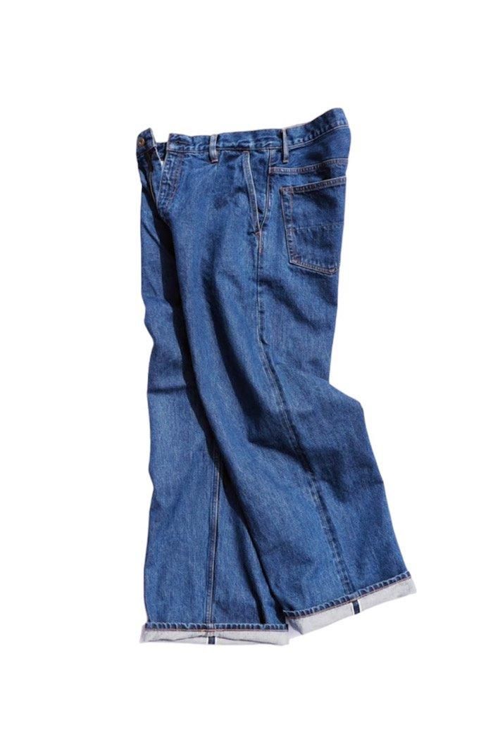 superNova. / Selvedge wide jeans - Bio wash - indigo - 乱 superNova. / Selvedge wide jeans - Bio wash - indigo - 乱