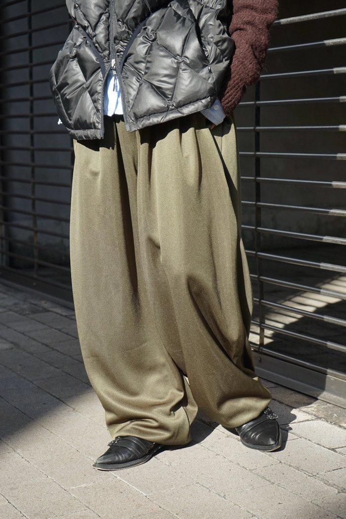 LOCALINA / hopping track pants - olive - 乱痴気LANTIKIオンラインショップ/LANTIKImarket