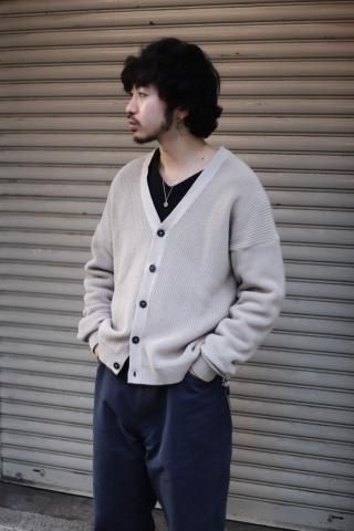 LOCALINA / Box Fit Cardigan - beige