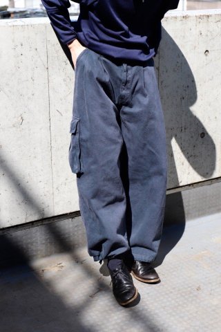 WILLY CHAVARRIA / RAVER CARGO PANTS - chemical wash black