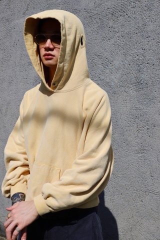 refomed / 10WASH GIANT HOODIE - yellow