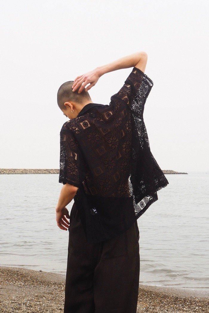 Needles / Cabana Shirt - C/PE Lace Cloth / Square - 乱痴気
