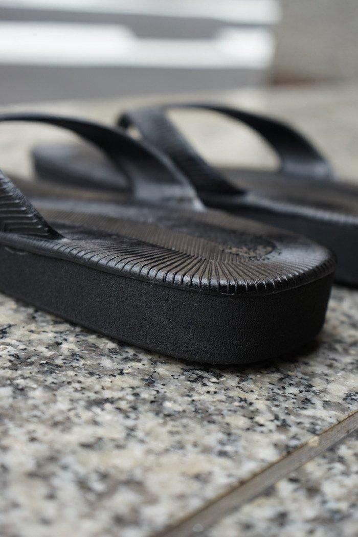 V.I.C / classic rubber sandal -black - 乱痴気LANTIKI V.I.C / classic rubber sandal -black - 乱痴気LANTIKI