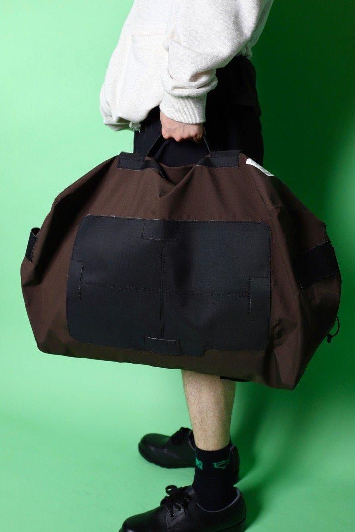 GR10K / 3L MICROGRID DUFFLE BAG - soil brown - 乱痴気LANTIKI