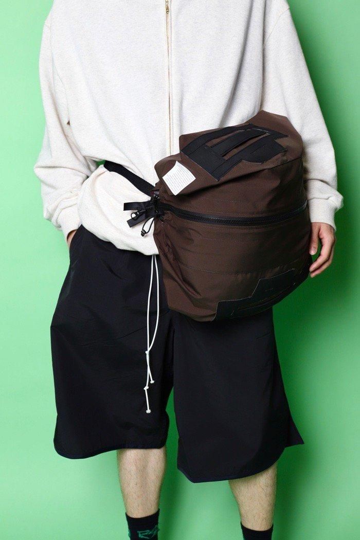 GR10K / 3L MICROGRID DUFFLE BAG - soil brown - 乱痴気LANTIKI