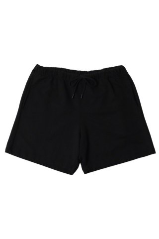 veta / garment dye easy shorts - black