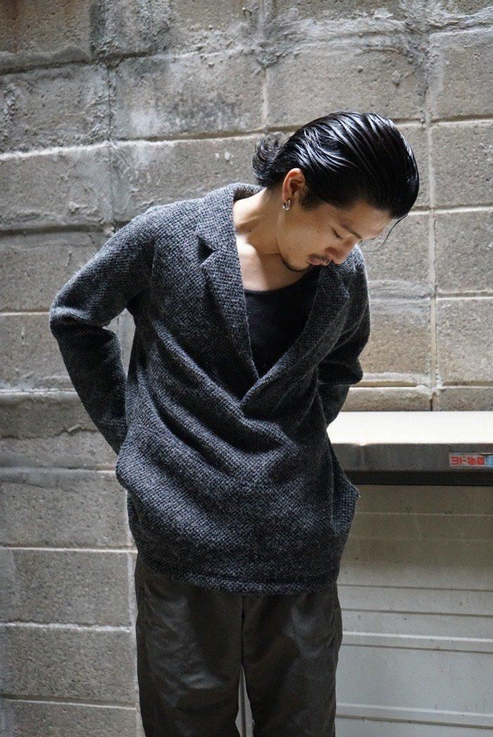 m's braqueエムズ ブラック ボアスヌード23aw m's braque (エムズ ブラック) BOA LONG SNOOD [MISTY SUMI-BLACK]