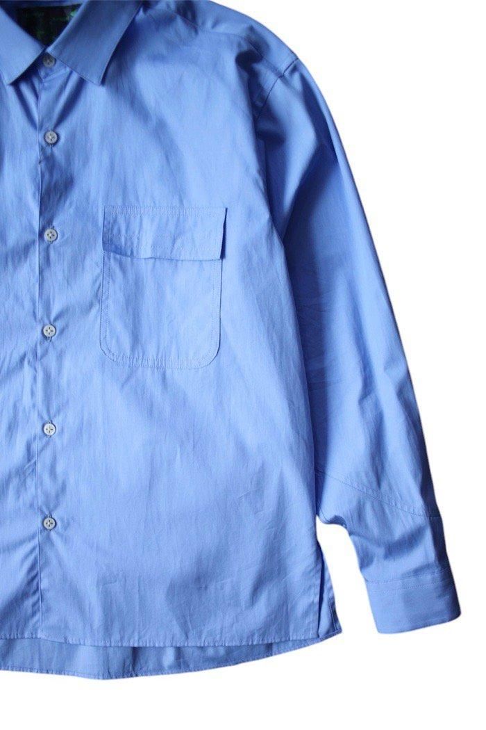 50%OFF》rajabrooke / KERJA SHIRT 2 - sax - 乱痴気LANTIKI