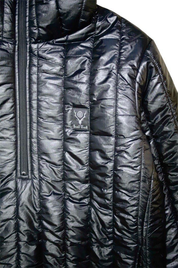 South2West8 / Quilted Pullover Parka Nylon Ripstop - black South2West8 / Quilted Pullover Parka Nylon Ripstop - black