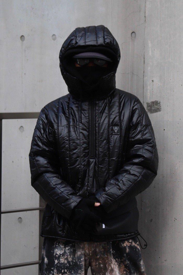 South2West8 / Quilted Pullover Parka Nylon Ripstop - black South2West8 / Quilted Pullover Parka Nylon Ripstop - black