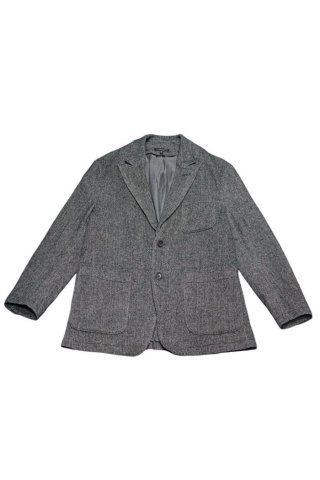 Engineered Garments / Trans Jacket - Poly Wool Herringbone - grey