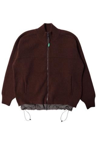 シングル ジャケット ICHITEKI JAPAN FABRICカシミヤ混 総柄