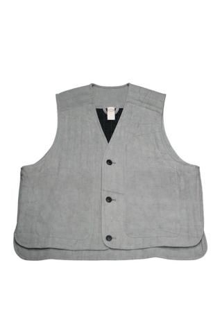 <img class='new_mark_img1' src='https://img.shop-pro.jp/img/new/icons20.gif' style='border:none;display:inline;margin:0px;padding:0px;width:auto;' /><font color=#FF0000>20%OFF</font>O PROJECT / Body Warmer - Dense Twill - light gray