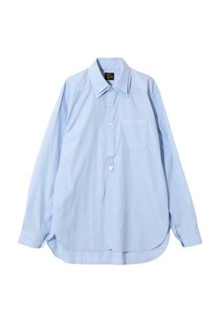 <img class='new_mark_img1' src='https://img.shop-pro.jp/img/new/icons20.gif' style='border:none;display:inline;margin:0px;padding:0px;width:auto;' /><font color=#FF0000>20%OFF</font>Needles / Double Regular Collar EDW Shirt - Cotton - sax blue