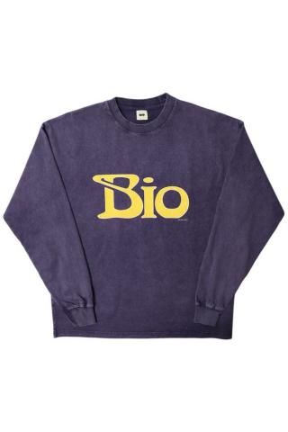 BIO / CRACK PRINTED TEE L/S - Եexclusive - purple