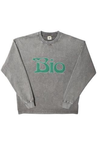BIO / CRACK PRINTED TEE L/S - Եexclusive - gray