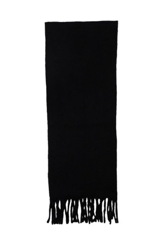   30%OFF veta / Shaggy stole solid - black