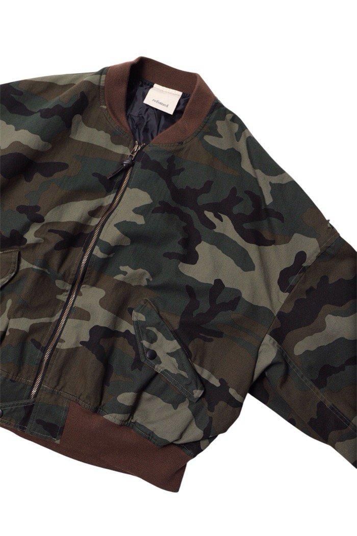 ジャケット・アウター refomed CASTRO JAMPER (CAMO) refomed / リフォメッド CASTRO JAMPER CAMO（MA-1）｜JOINT