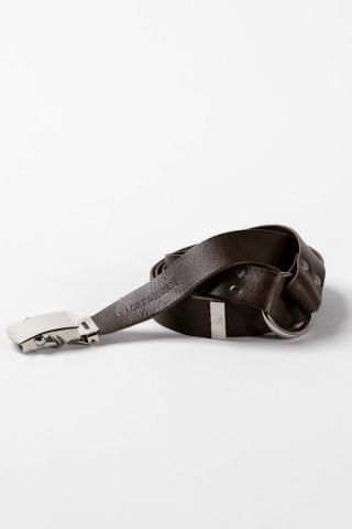 ANACHRONORM / ANBB042 LEATHER GI RING BELT - brown