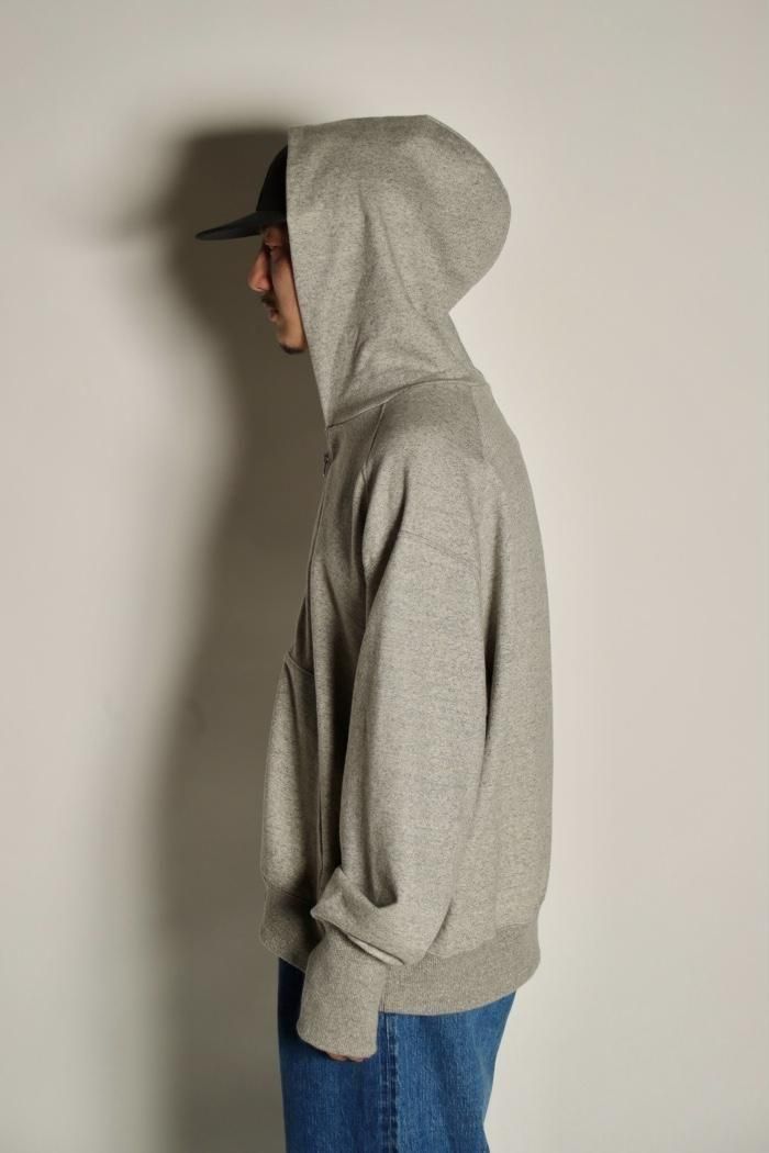 30%OFF》superNova. / Sweat big zip hoody Supima cotton