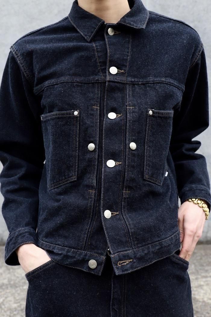 40%OFF》STABILIZER GNZ / 8-47 jean jacket - chacoal black