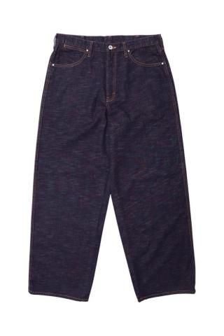 TUITACI / INLAY DENIM WIDE JEAN - indigo