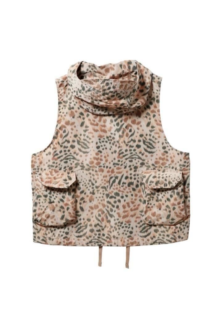 ENGINEEREDGARMENTS upland vest アニマル柄 Ｍ Engineered Garments (エンジニアードガーメンツ)|Upland Vest