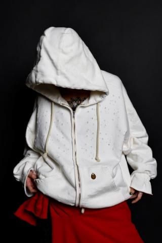 NAM / BELLOWS HOODIE - SHOT GUN SPECIAL - natural