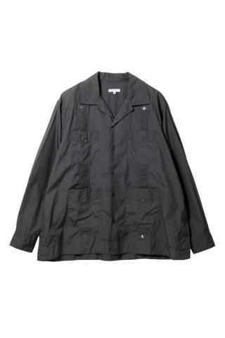 Engineered Garments / Guayabera Shirt - charcoal