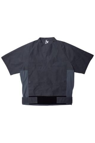 GR10K /FIELD SHORT SLEEVE OVERSHIRT - chacoal