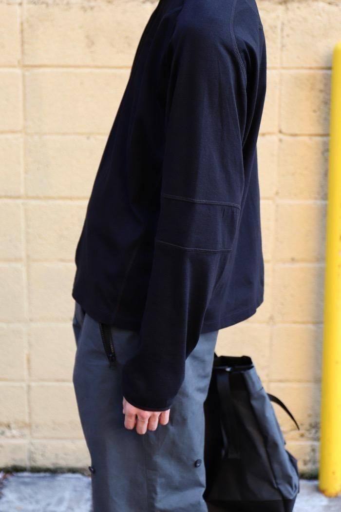 【関税込み】GR10K ブラック Light Interlock 長袖Tシャツ 40%OFF》GR10K / LIGHT INTERLOCK LONG SLEEVE - black - 乱痴気