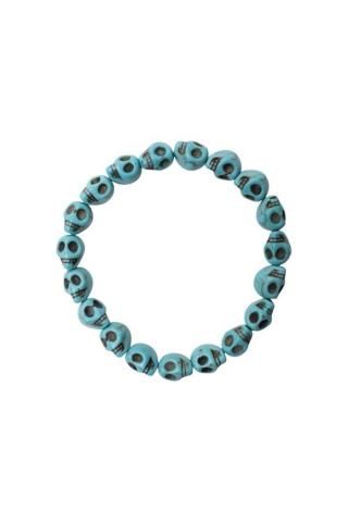 IMPORT /Skull bracelet - blue