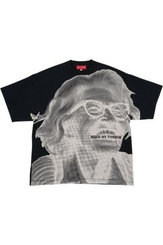 BOKU HA TANOSII / Laughing Al Grandma Tee -black