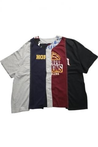 REBUILD BY NEEDLES / 4 Cut Wide Baseball Tee - College- assort