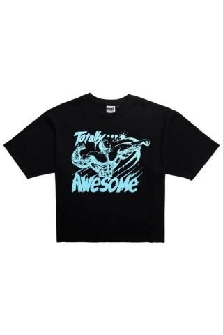 Y.IWO / Totally Awesome Crop - black
