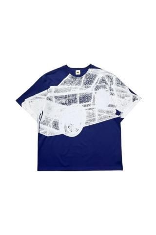 BIO /  OVERPRINTED TEE CAR - blue