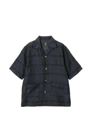 Needles / Cabana Shirt - Plaid Jacquard - blue