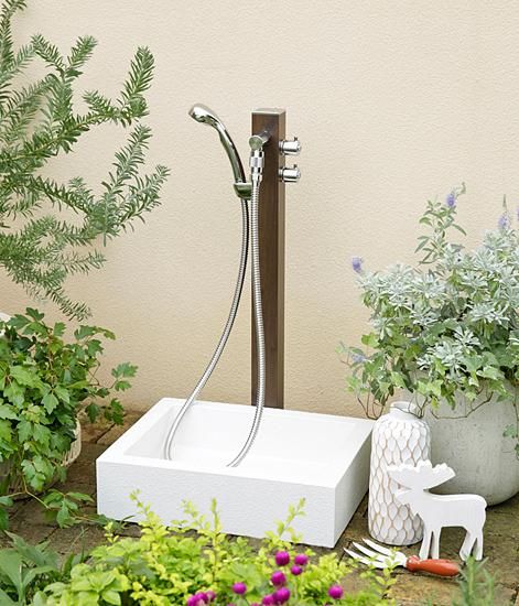 湯水混合水栓柱 S-60WW 補助蛇口付 トラッドパイン - TK e-Shop 湯水混合水栓柱 S-60WW 補助蛇口付 トラッドパイン - TK e-Shop