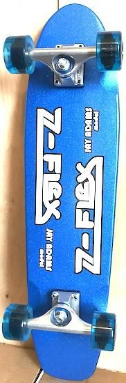 Z-FLEX JAY ADAMS BLUE METAL FLAKE CRUISER CONPLETE 29.5x7.5 WB15