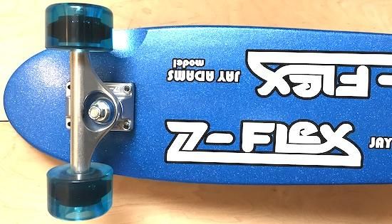 Z-FLEX JAY ADAMS BLUE METAL FLAKE CRUISER CONPLETE 29.5x7.5 WB15