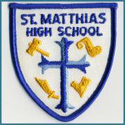 U.S.A. 1970's ơ ǥåɥȥå ɽ åڥ St. Matthias H.S. (W) 75ߥ x (H) 85 ߥ