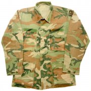 1980's U.S. COAT, HOT WEATHER, WOOLAND CAMOUFLAGE PATTERN, COMBAT Хå 㥱å º̡-Regular