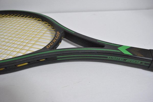 テニスラケット ダンロップ マックス 200G プロ 1986年モデル【一部グロメット割れ有り】 (G5相当)DUNLOP MAX 200G PRO 1986元グリップ交換済み付属品
