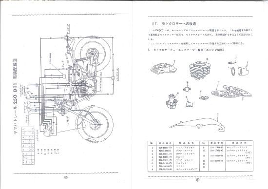 ヤマハDT1 サービスマニュアル 復刻本。 - 日本二輪史研究会