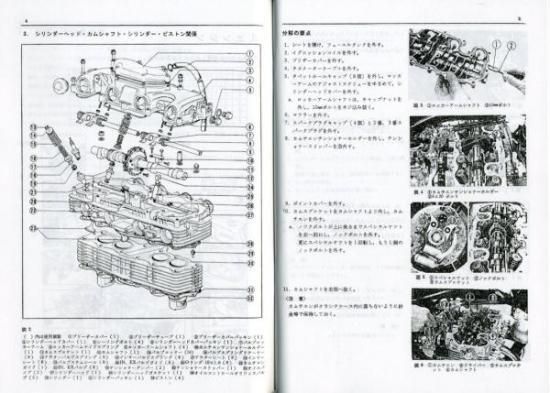 ホンダ　CB350F 400F サービスマニュアル　&　CB350Ｆパーツリスト