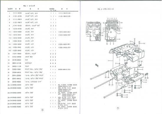 RG250e パーツリスト 整備特集記載雑誌 - メルカリ
