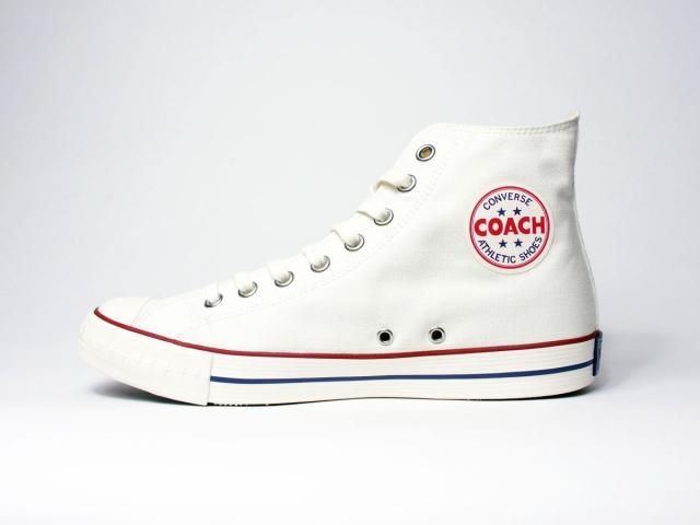 【ADDICT/アディクト】2020 AW Dead Stock・COACH CANVAS HI・三ツ星復刻コーチキャンバス/WHITE