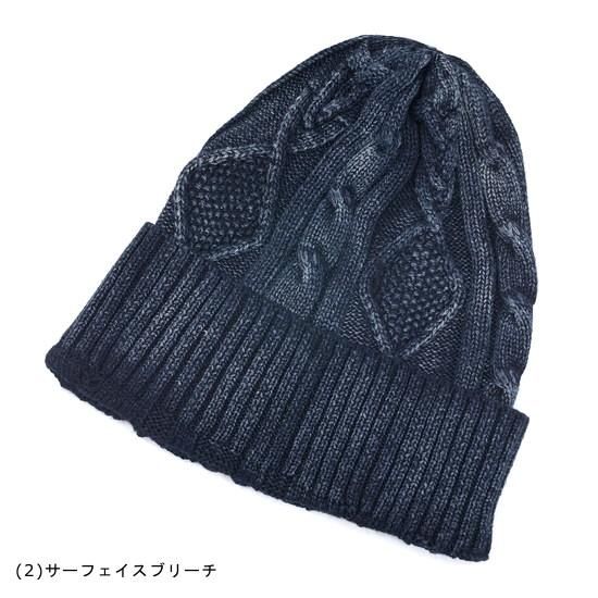 買付品 PURE INDIGO 紺インディゴ ストローハット - 帽子