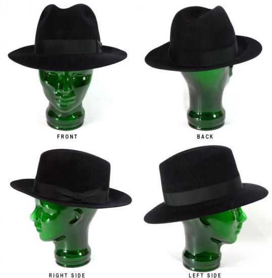 Lock&Co.Hatters ジェームスロック ラビットファーベロア つば広 中